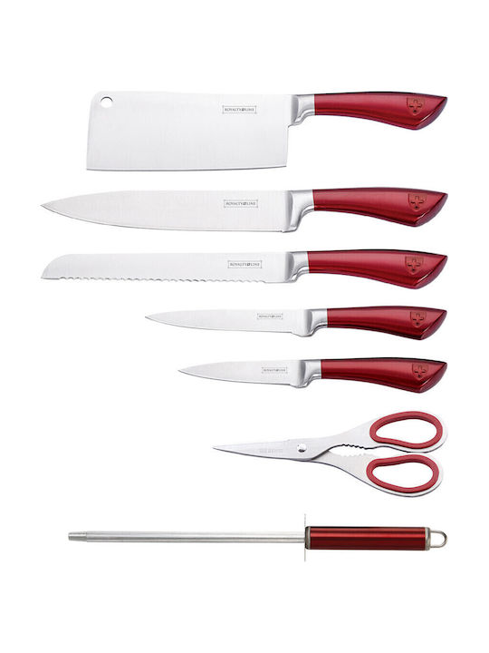 Royalty Line Knife Set with Block from Stainless Steel 5pcs