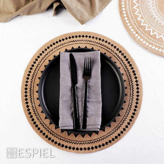 Espiel Divine Μαχαίρια Φαγητού από Ανοξείδωτο Ατσάλι 23.5cm 12τμχ