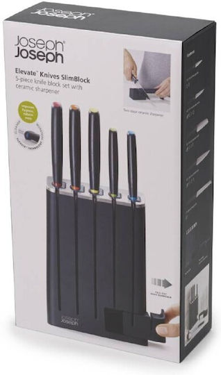 Joseph Joseph Elevate Messer Set mit Sockel aus Rostfreiem Stahl 5 Stück