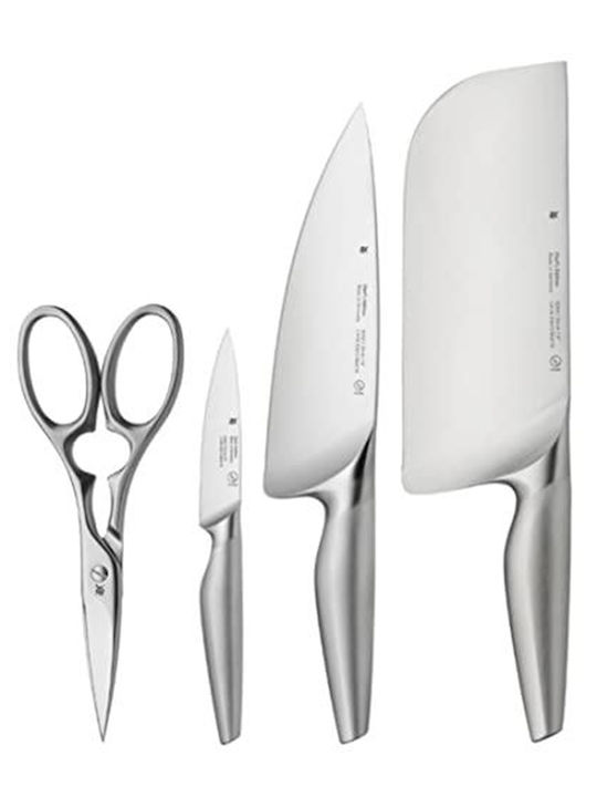 WMF Knife Set with Block from Stainless Steel