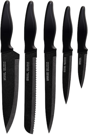 Smile Messer Set mit Sockel aus Rostfreiem Stahl 5 Stück