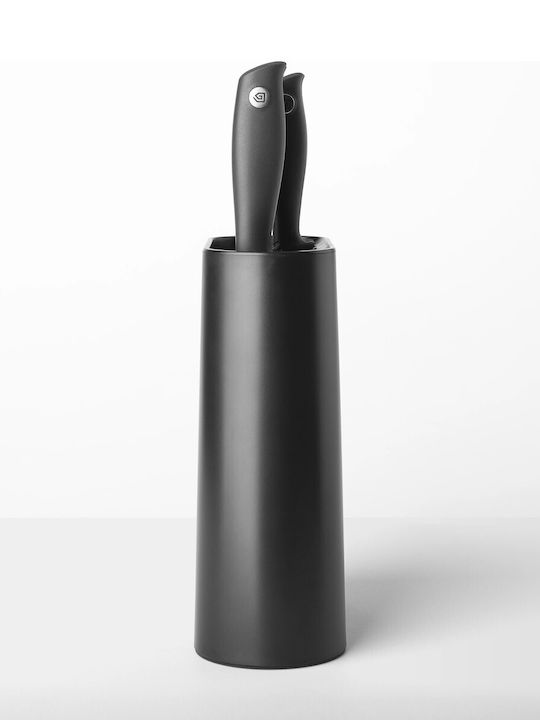 Brabantia Tasty Knife Set with Block from Stainless Steel 5pcs