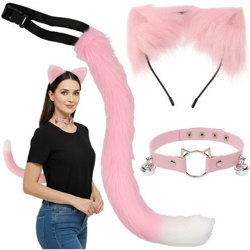 Carnival Tail Pink 3pcs