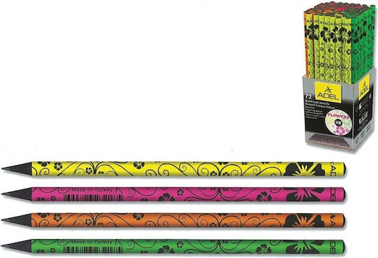 Adel Flower Set von 72 Bleistiften (Μiverse Farben)