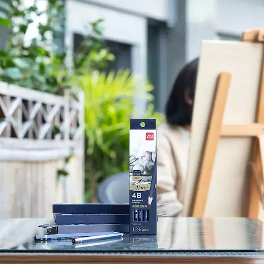 Deli Nuevo Σετ 12 Μολύβια 4B