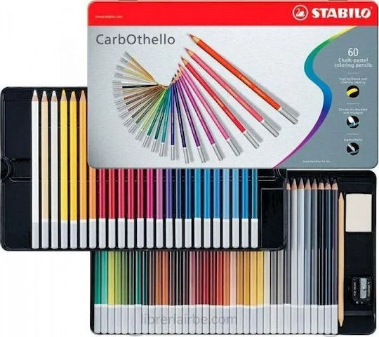 Stabilo Carbothello Σετ 60 Μολύβια Κάρβουνου Μέτρια