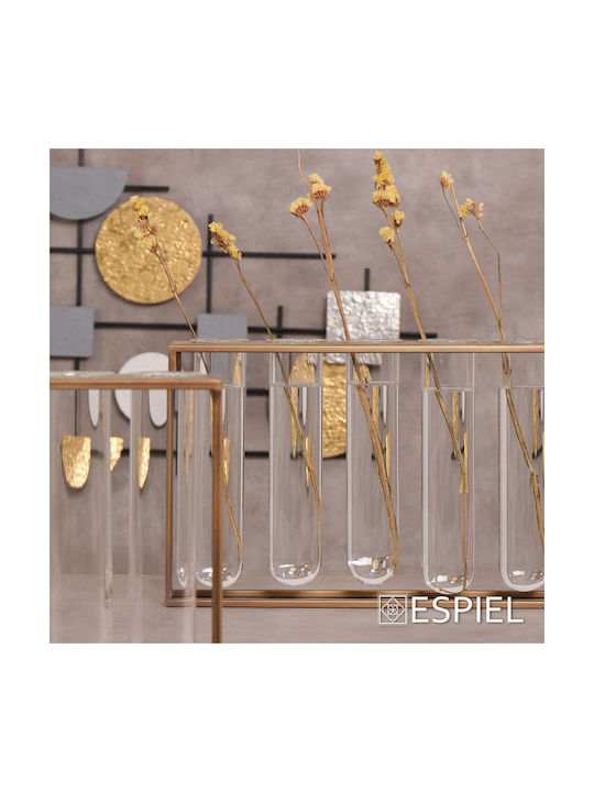 Espiel Decorative Vase Gold 20x8x22cm