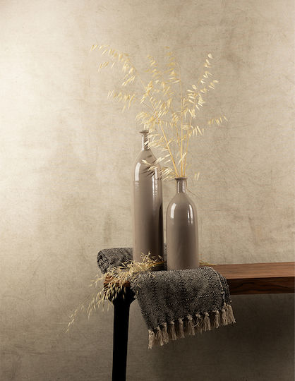 InTheBox Decorative Vase Beige 12x12x56cm