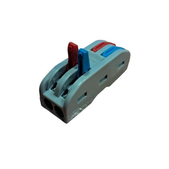 Κλέμμα Διπλή Αυτομάτη Lineme 0.14mm-4mm 10τεμ
