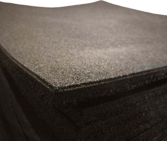 Mfitness Fitnessgeräte-Matte Schwarz 100x100x1,5cm 1 Stk