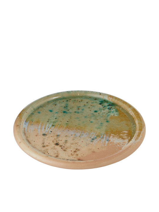 Butlers Sintra Plate Shallow Ceramic Green with Diameter 22cm