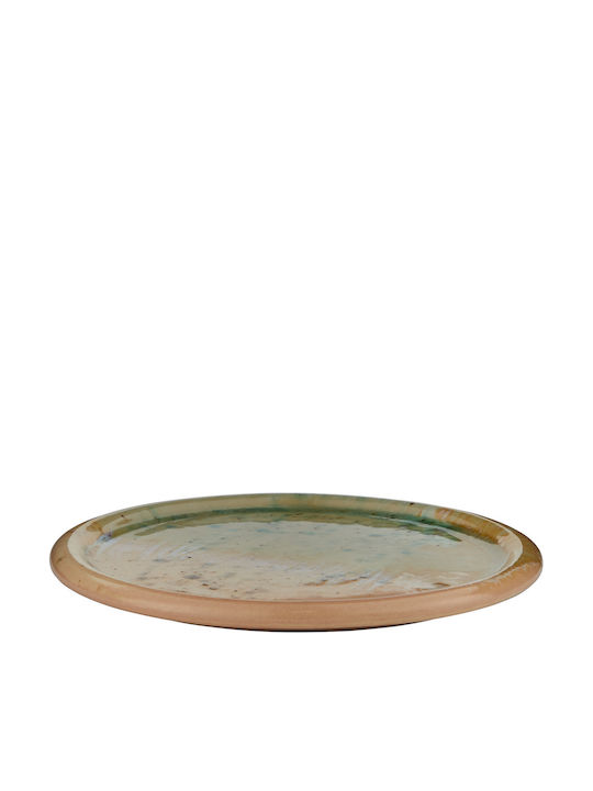 Butlers Sintra Plate Shallow Ceramic Green with Diameter 22cm