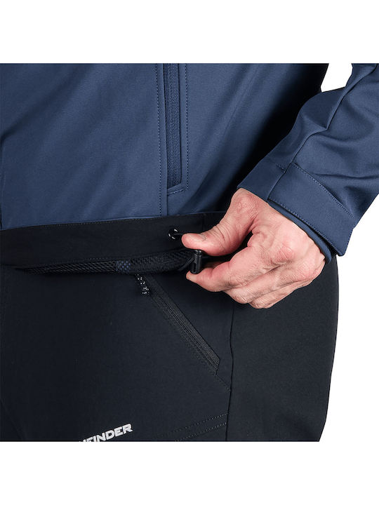 Winter Jacke Softshell Wasserdicht und Winddicht Blau