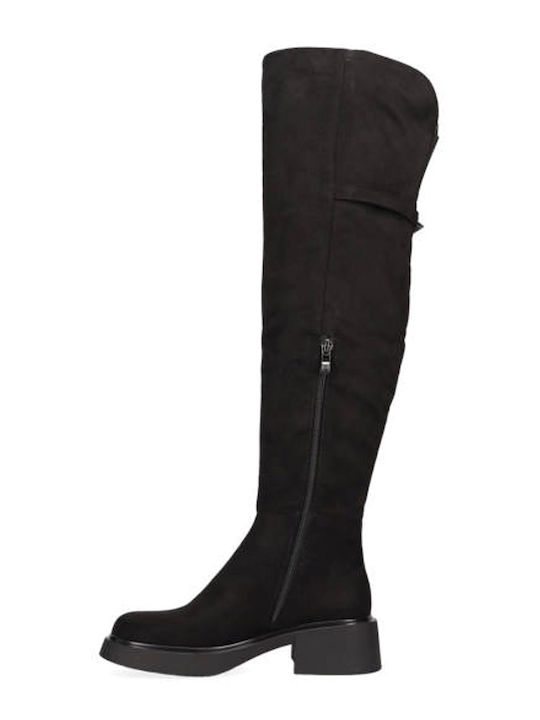 Medium Heel Women's Boots Black