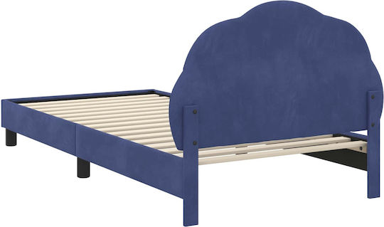 Kinderbett Einzel Blau für Matratze 93,5x208cm