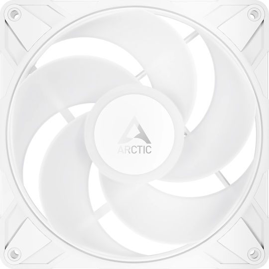 Arctic P14 Pro Reverse Blade Case Fan 140mm (2500rpm / 110cfm) with ARGB Lighting and 3-Pin / 4-Pin PWM Connection White