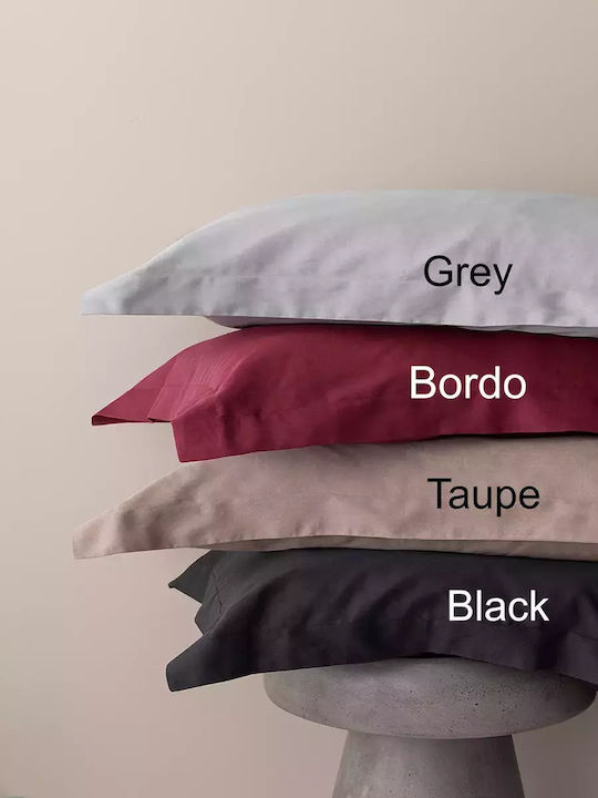 Palamaiki Posh Sateen Σετ Σεντόνια Υπέρδιπλα 240x270εκ. Bordo (4τμχ)