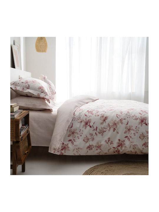 Vesta Home Rebecca Σετ Σεντόνια King Size 280x270εκ. Pink (4τμχ)
