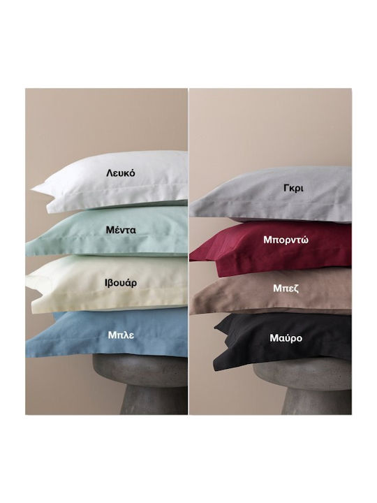 Palamaiki Posh Sateen Σετ Σεντόνια Υπέρδιπλα 240x270εκ. Bordo (4τμχ)