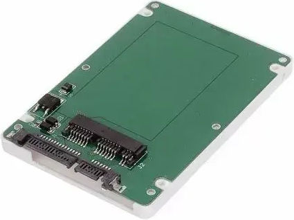 Външна Кутия Cy 1741540 8867-k 1.8 mSATA 16pin SSD Към 2.5 SATA 22pin Бяла