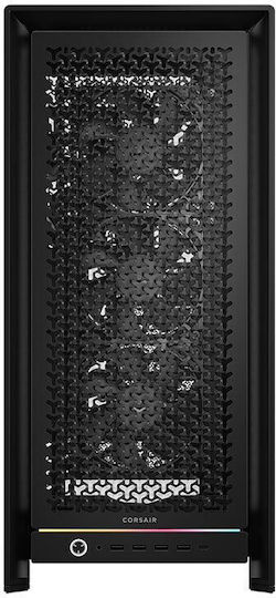Corsair Frame 5000D RS Gaming Midi Tower Κουτί Υπολογιστή με Πλαϊνό Παράθυρο Μαύρο