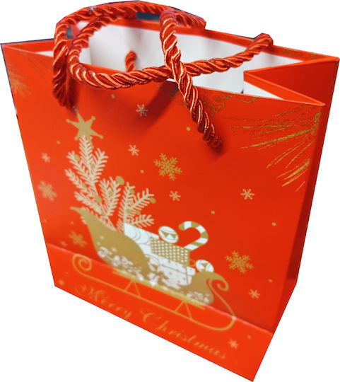 Join Beds Christmas Bag for Gift Red 15x7x13cm.