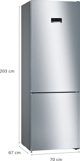 Bosch 438лт В203xШ70xД67см. Сив KGN493IDA