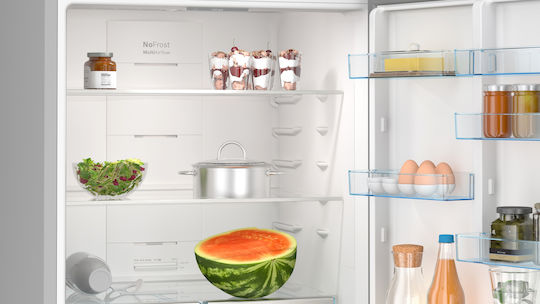 Bosch Ψυγειοκαταψύκτης 526lt Total NoFrost Υ186xΠ75xΒ80εκ. Inox KGN76XIEP