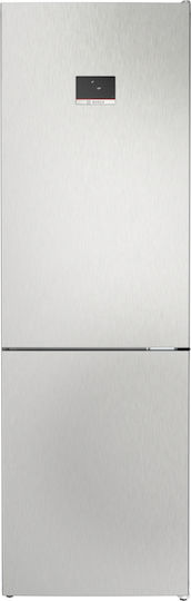 Bosch Ψυγειοκαταψύκτης 321lt Total NoFrost Υ186xΠ60xΒ66.5εκ. Inox KGN367LDF