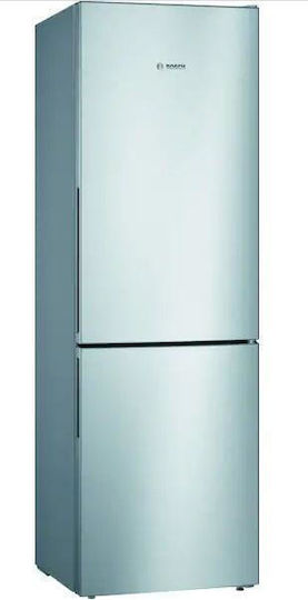 Bosch Kühl-Gefrierkombination 308Es H186xB60xT65cm. Metal Look KGV36VLEAS