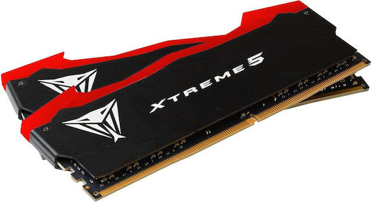 Patriot Viper Xtreme 5 48GB DDR5 RAM с 2 модула (2x24GB) и Скорост за Настолен Компютър