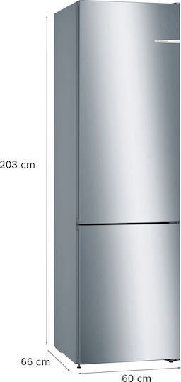 Bosch Combină frigorifică 368lt Total NoFrost Î203xL60xA66cm. Gri KGN39VIEB