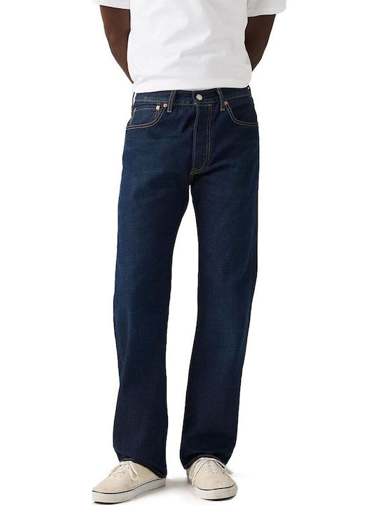 501® Original Ανδρικό Παντελόνι Τζιν με Regular Εφαρμογή Dark Wash