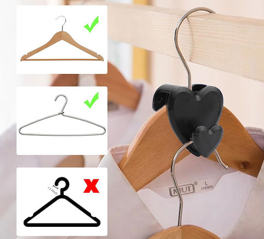 Kleiderbügel Schwarz ZK12703QWS11 12Stück