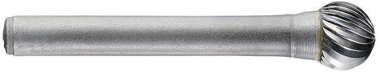 1031841 Wolfram Carbide Cutter Form D Sphärisch Einzelkante Typ C Größe 10 Schaft 6
