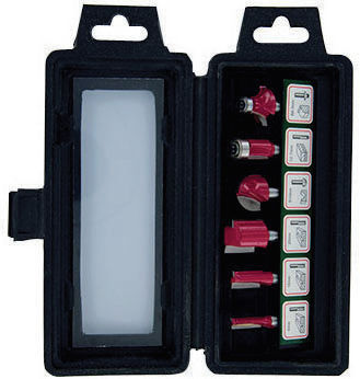 Xt60642064006 Комплект 6 Фрези С Различни Профили Опашки В Пластмасов Куфар D 8 Xt60642064006