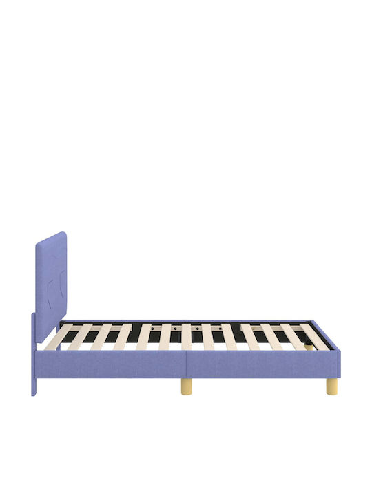 Παιδικό Κρεβάτι Μονό Μπλε για Στρώμα 84x168cm