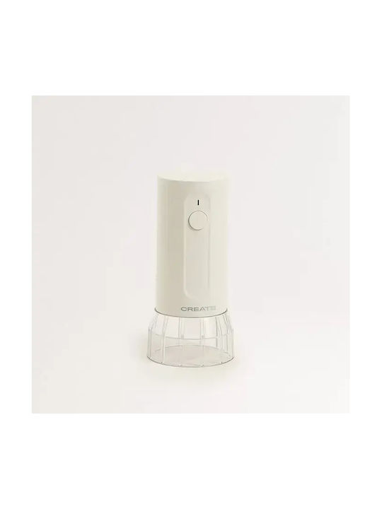 Create Set Rasnițe Electrice Ceramice Pentru Condimente Gri 8.8cm 4 Bucăți