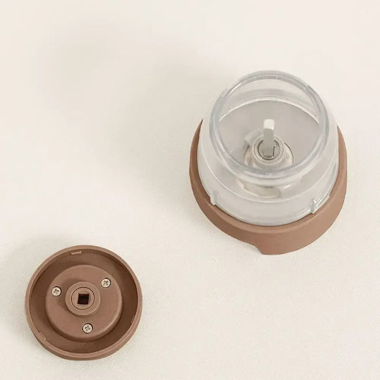 Create Set Rasnițe Electrice Ceramice Pentru Condimente Culoare Maro 8.8cm 4 Bucăți