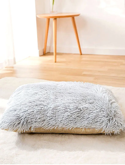 Katzenbett Häuschen Gänseblümchen "Häuschen Kourk" – M44xP36xH39cm – Grau
