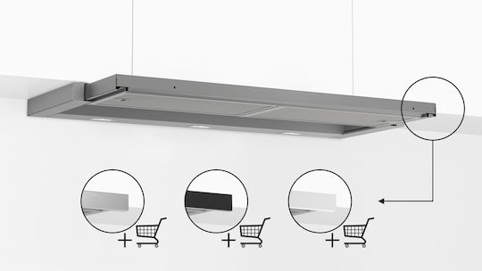 Bosch Συρόμενος Απορροφητήρας 90cm Inox