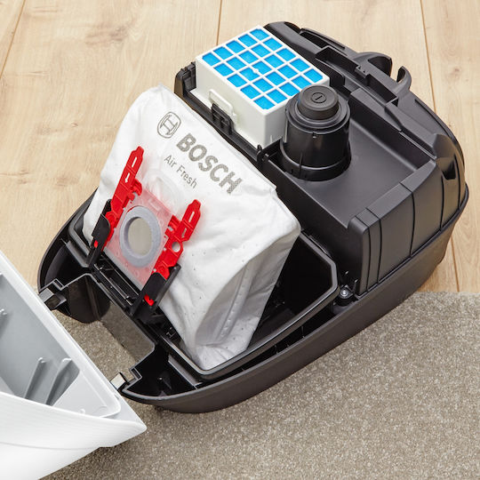 Bosch BGL6HYG1 Прахосмукачка 600W С торба 4лт Бял