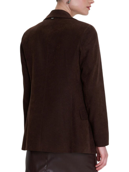 ALE - The Non Usual Casual Blazer pentru femei Sacou Brown ALE - The Non Usual Casual Blazer pentru femei Sacou Brown