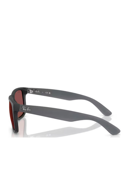 Ray Ban Justin Слънчеви Очила Сиви с Пластмасова Рамка Ray Ban Justin Слънчеви Очила Сиви с Пластмасова Рамка