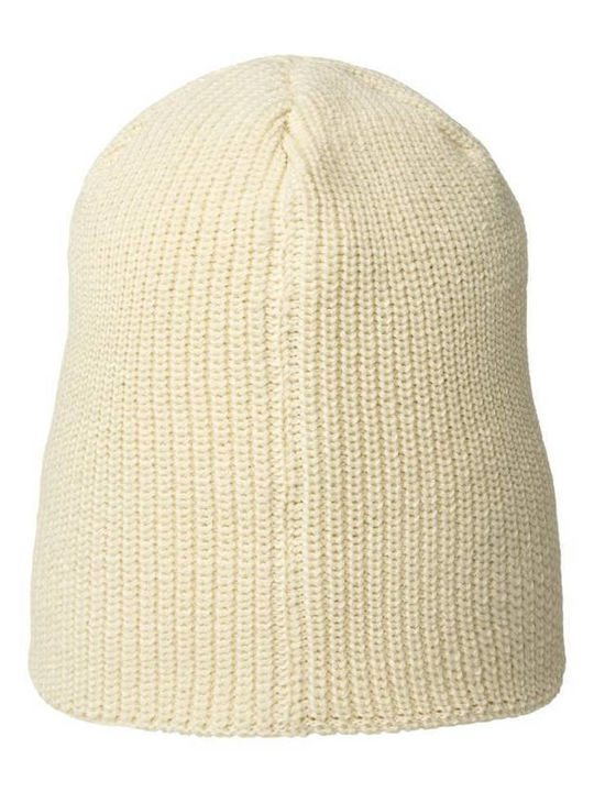 Beanie Unisex Beanie Knitted in White color