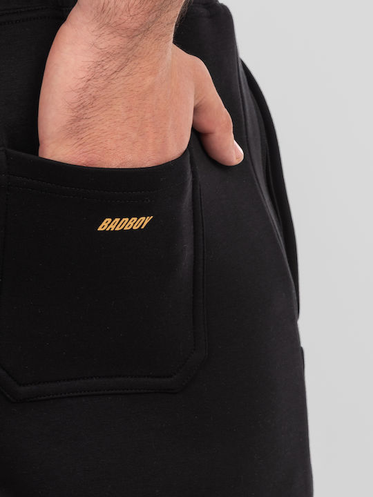 Αθλητική Ανδρική Βερμούδα Black/gold