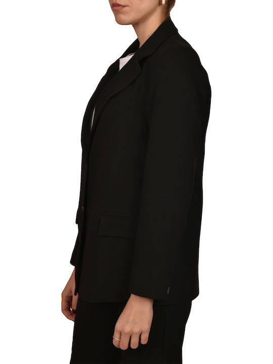 Philosophy Wear Long Women's Blazer Black