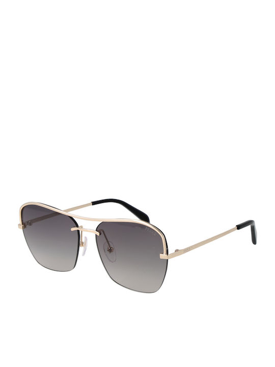 Emilio Pucci Ochelari de soare Χρυσά cu Cadru & Gri Lentilă