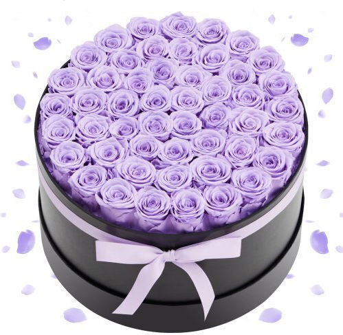 Vevor Forever Flowers 50 Eternal Roses Box