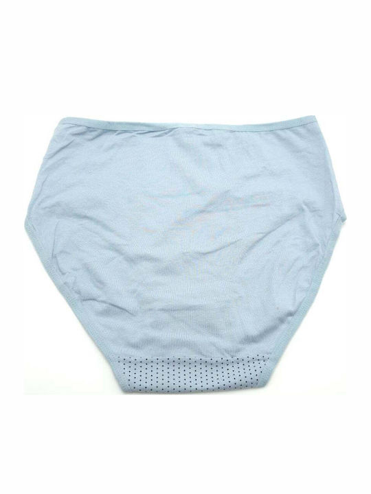 Damen-Slips mit Spitze Hellblau